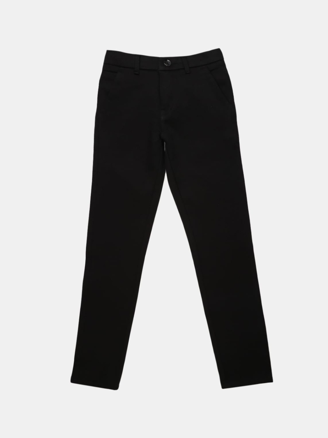 

V-Mart Boys Classic Fit Casual Trousers, Black