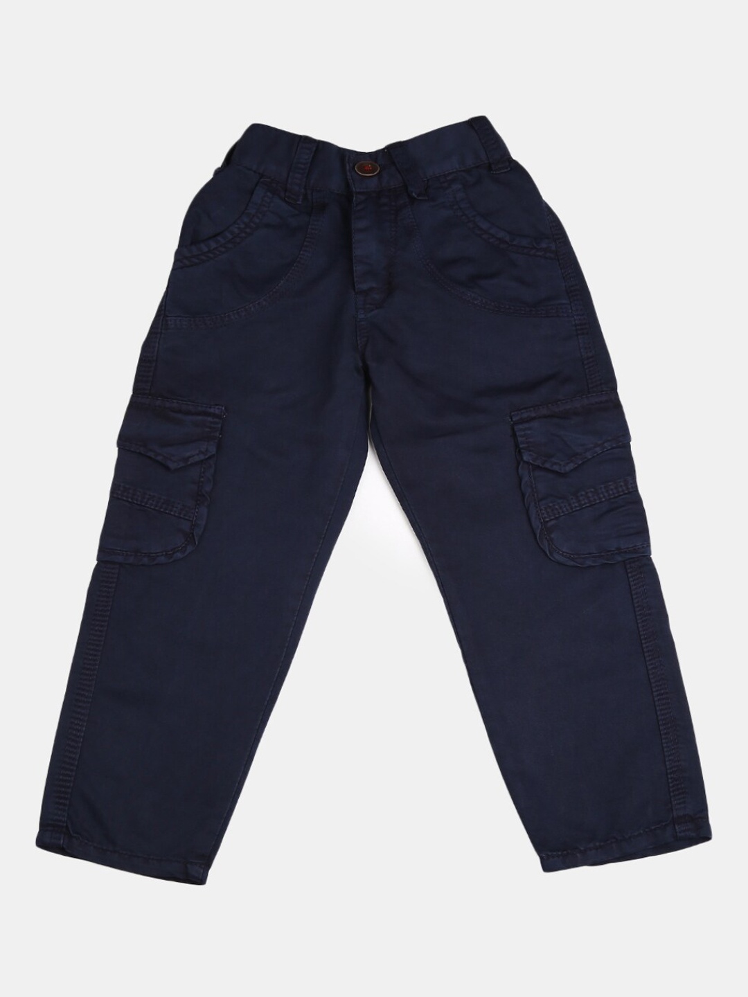 

V-Mart Boys Navy Blue Classic Cargos Trousers