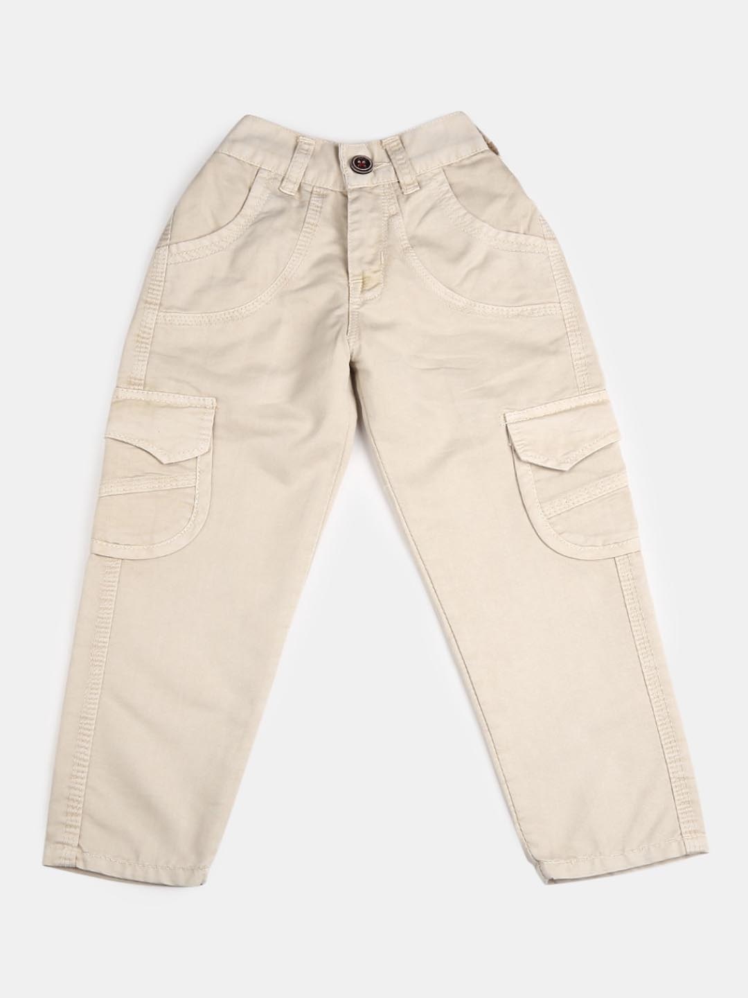 

V-Mart Boys Beige Classic Cargos Trousers