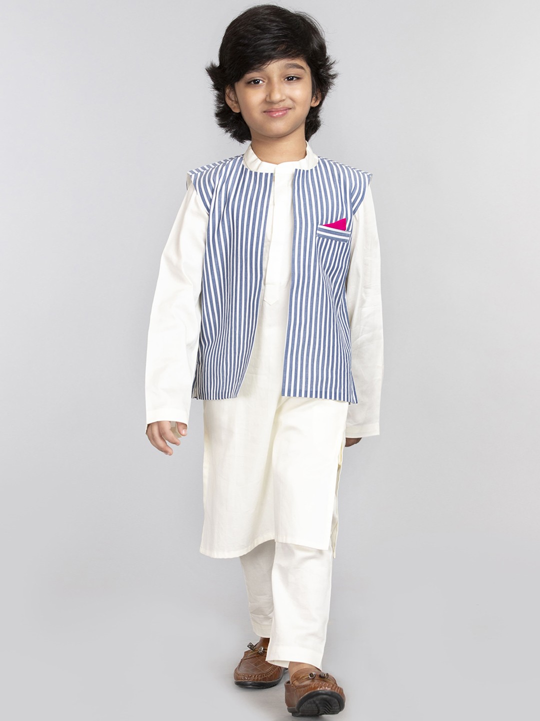 

BYB PREMIUM Boys White Kurta with Pyjamas