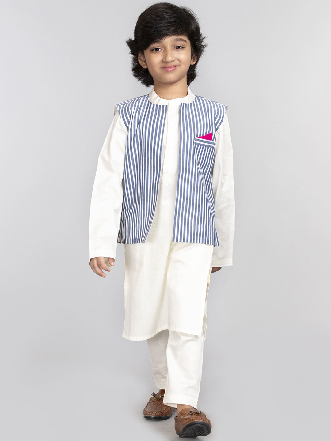 

BYB PREMIUM Boys White Kurta with Pyjamas