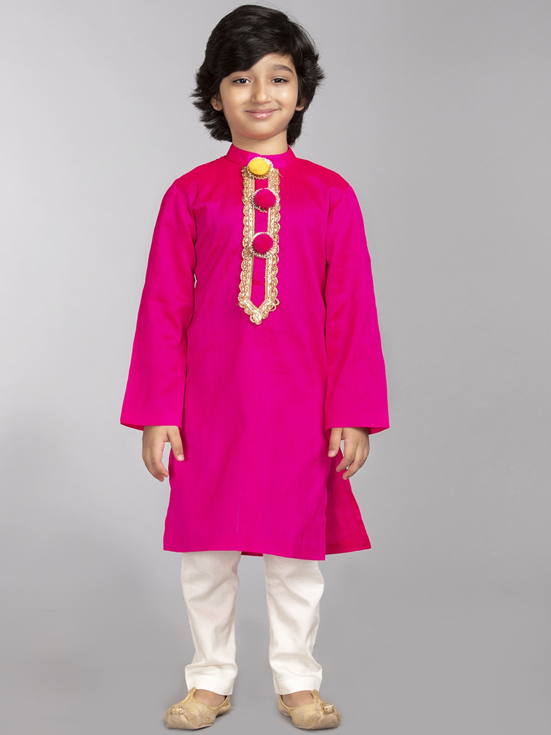 

BYB PREMIUM Boys Fuchsia Kurta with Pyjamas