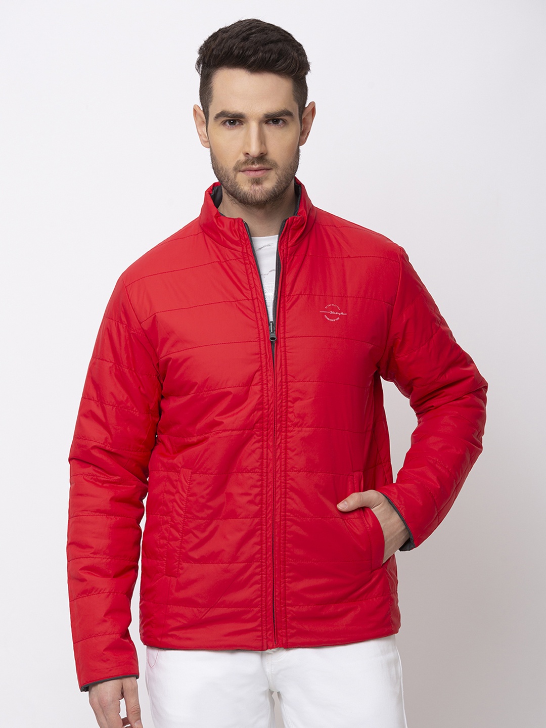 

Status Quo Men Red Padded Jacket