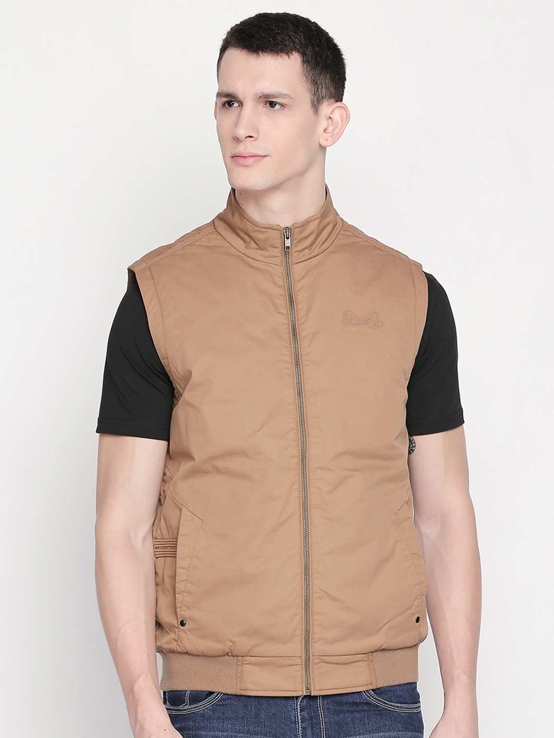 

Status Quo Men Khaki Tailored Jacket