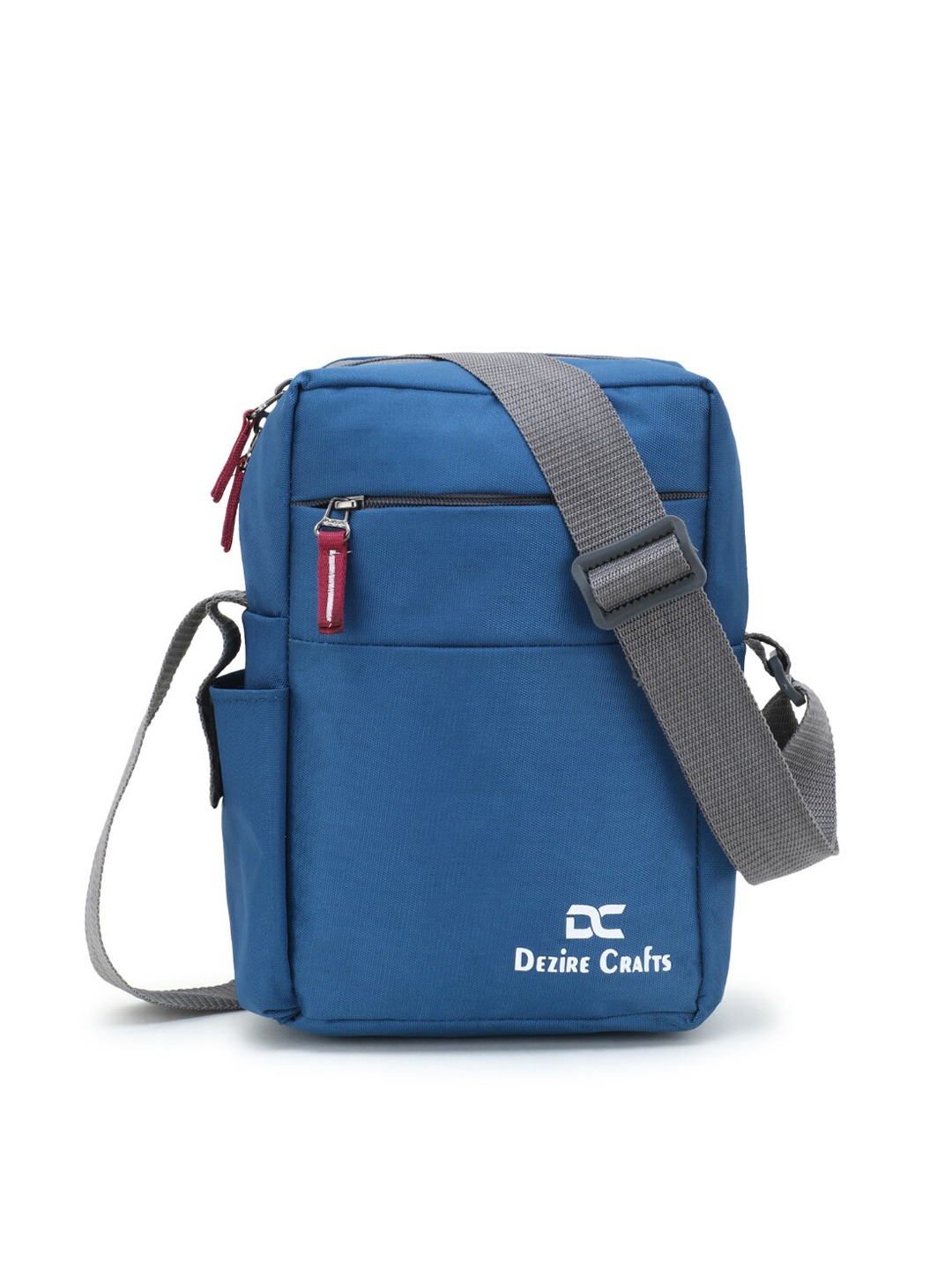 

Dezire Crafts Blue & Grey Cross Body Messenger Bag