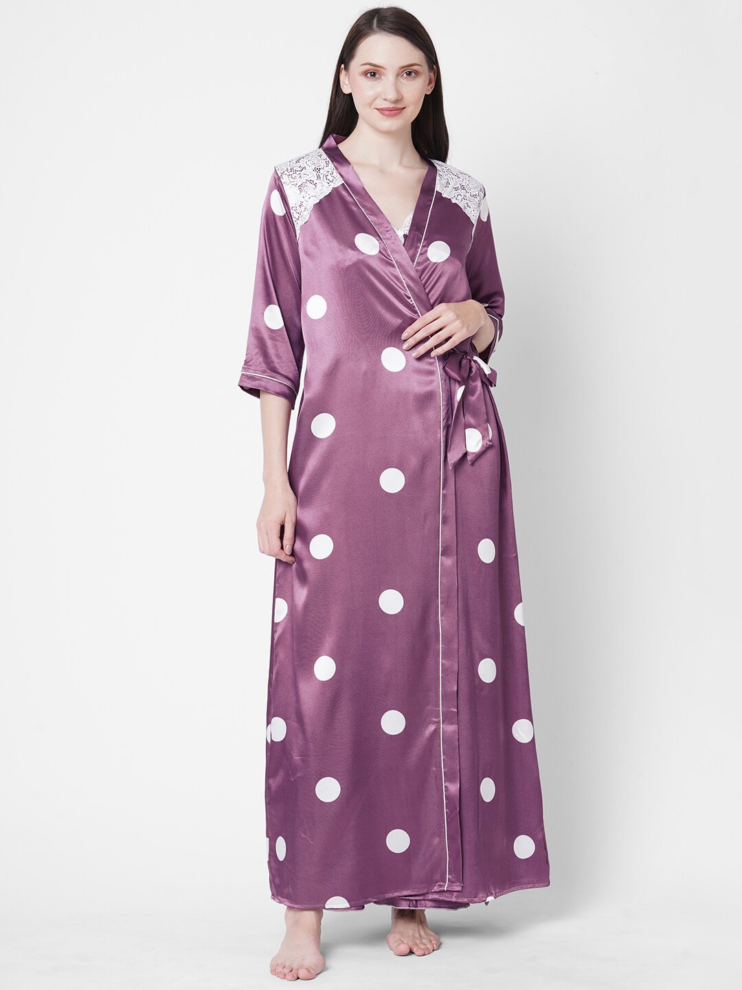 

Sweet Dreams Pink Printed Maxi Nightdress