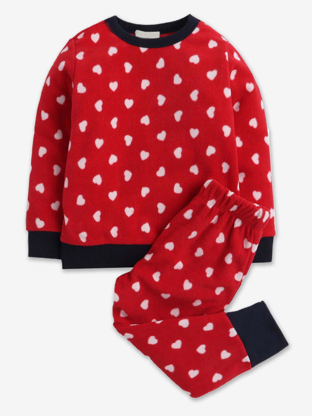 

Hopscotch Girls Red & White Printed Top with Pyjamas