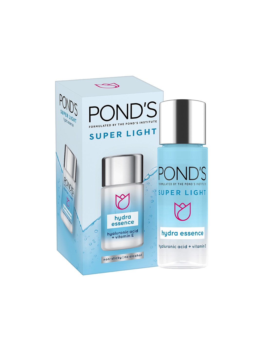 

Ponds Super Light Hydra Essence Face Serum with Hyaluronic Acid & Vitamin E - 50ml, Blue