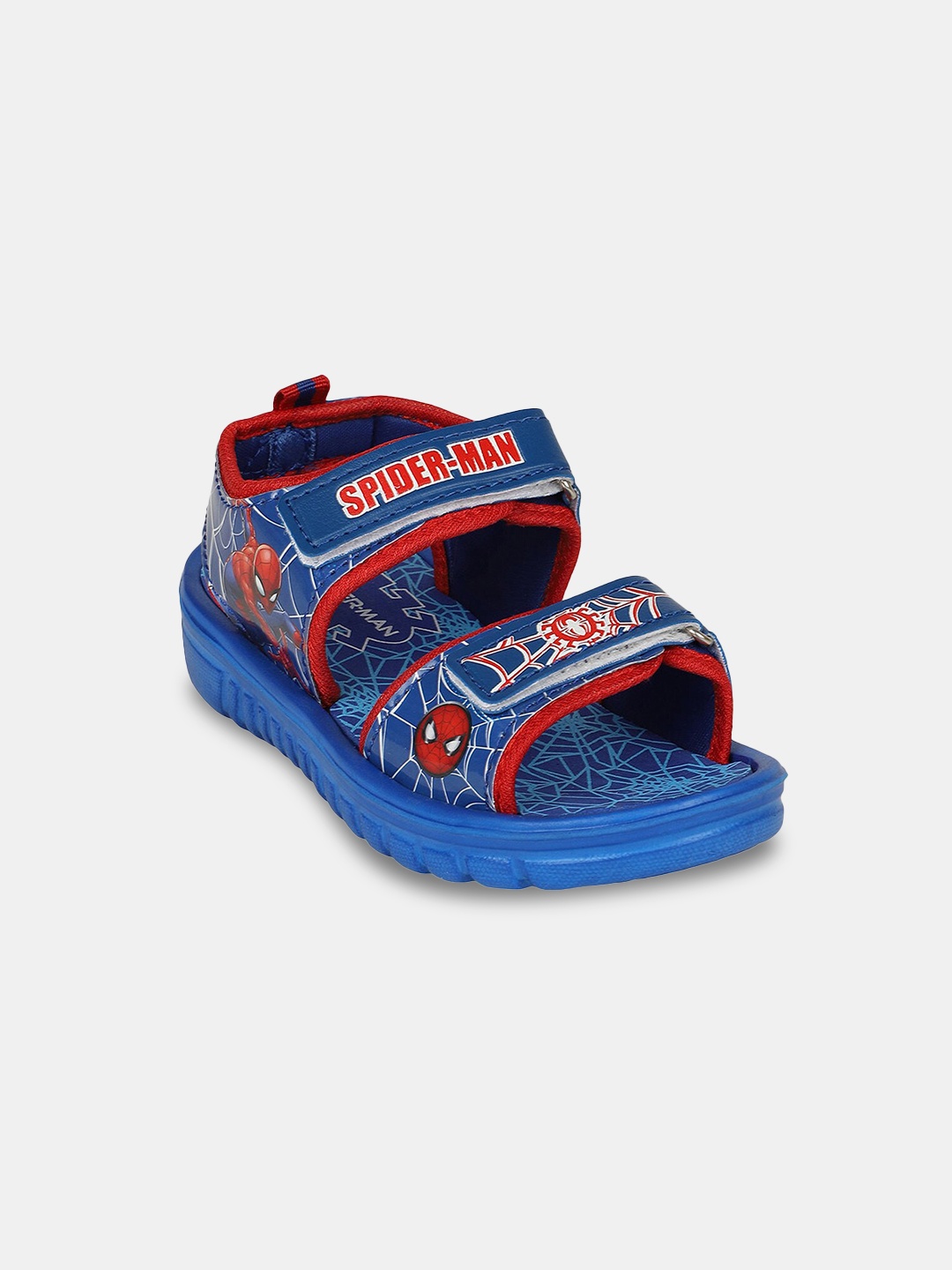 

Hopscotch Boys Blue Spiderman Print Comfort Sandals