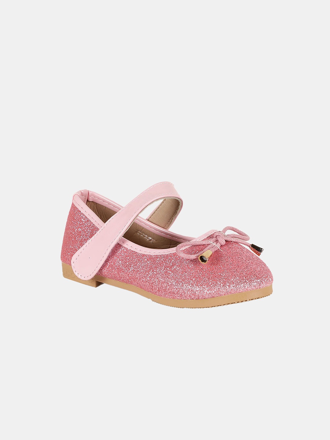 

Hopscotch Girls Pink Ballerinas with Bows