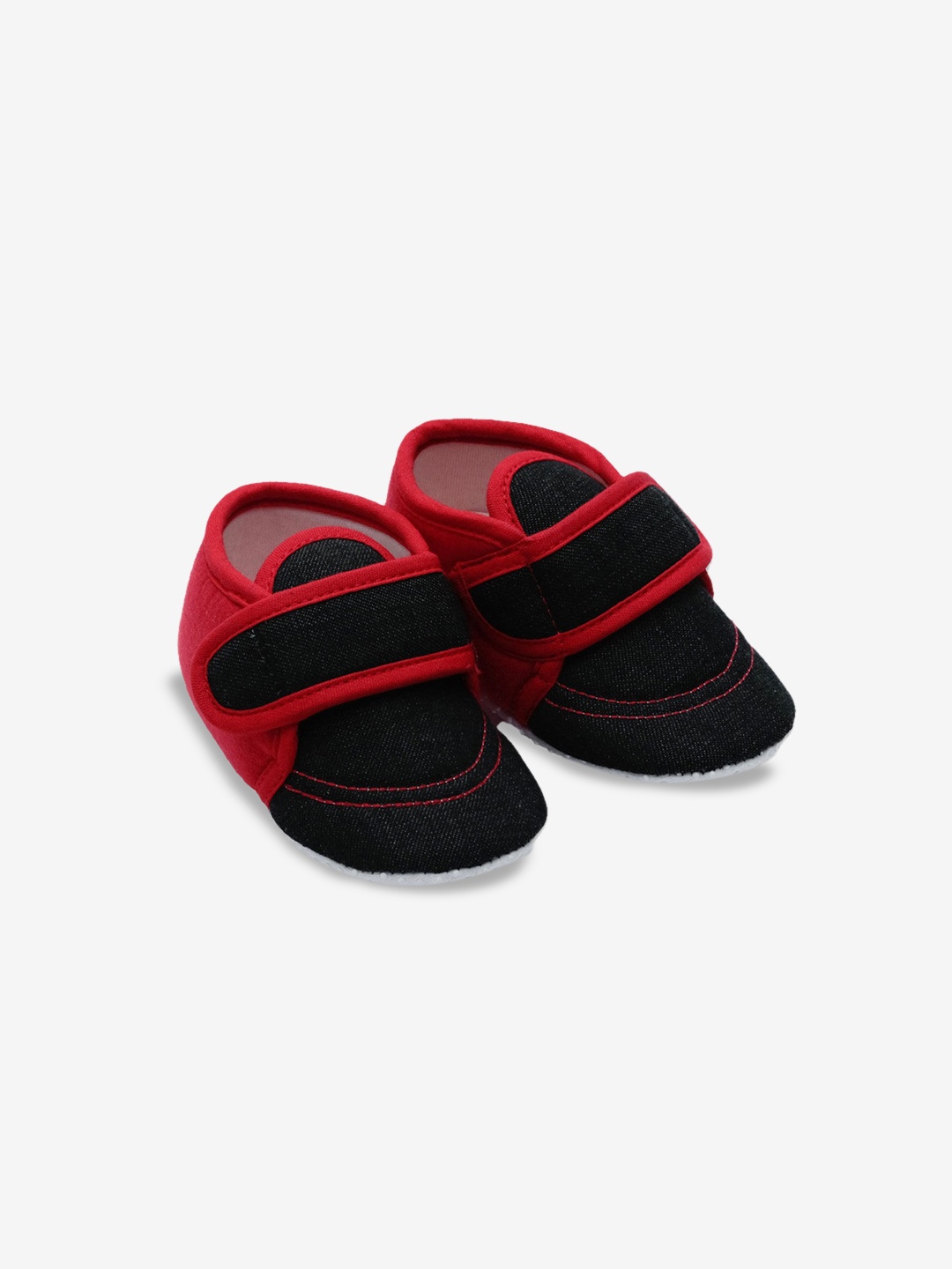 

Hopscotch Infant Boys Black Cotton Booties