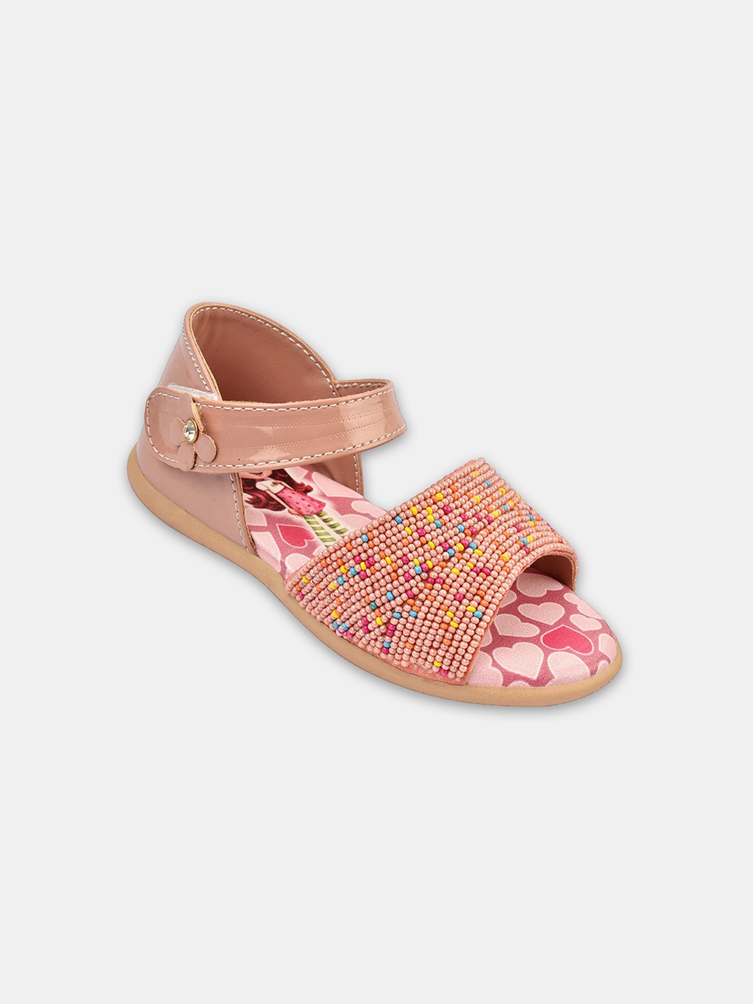 

Hopscotch Girls Beige Embellished Flats
