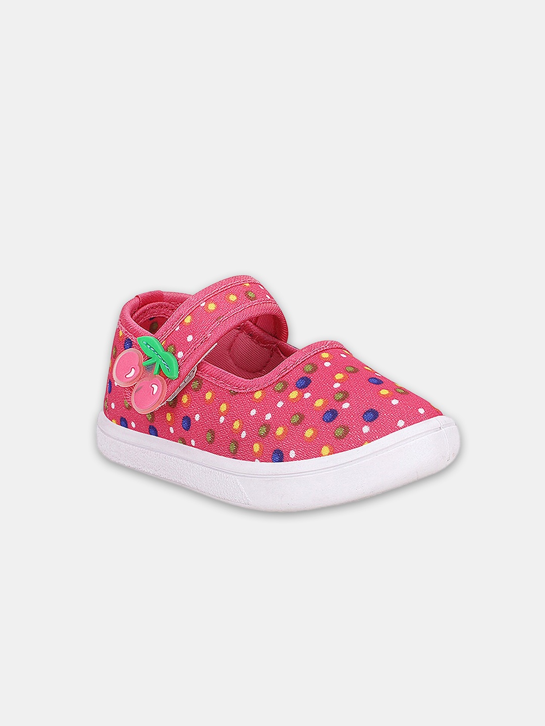 

Hopscotch Girls Pink Printed Ballerinas Flats