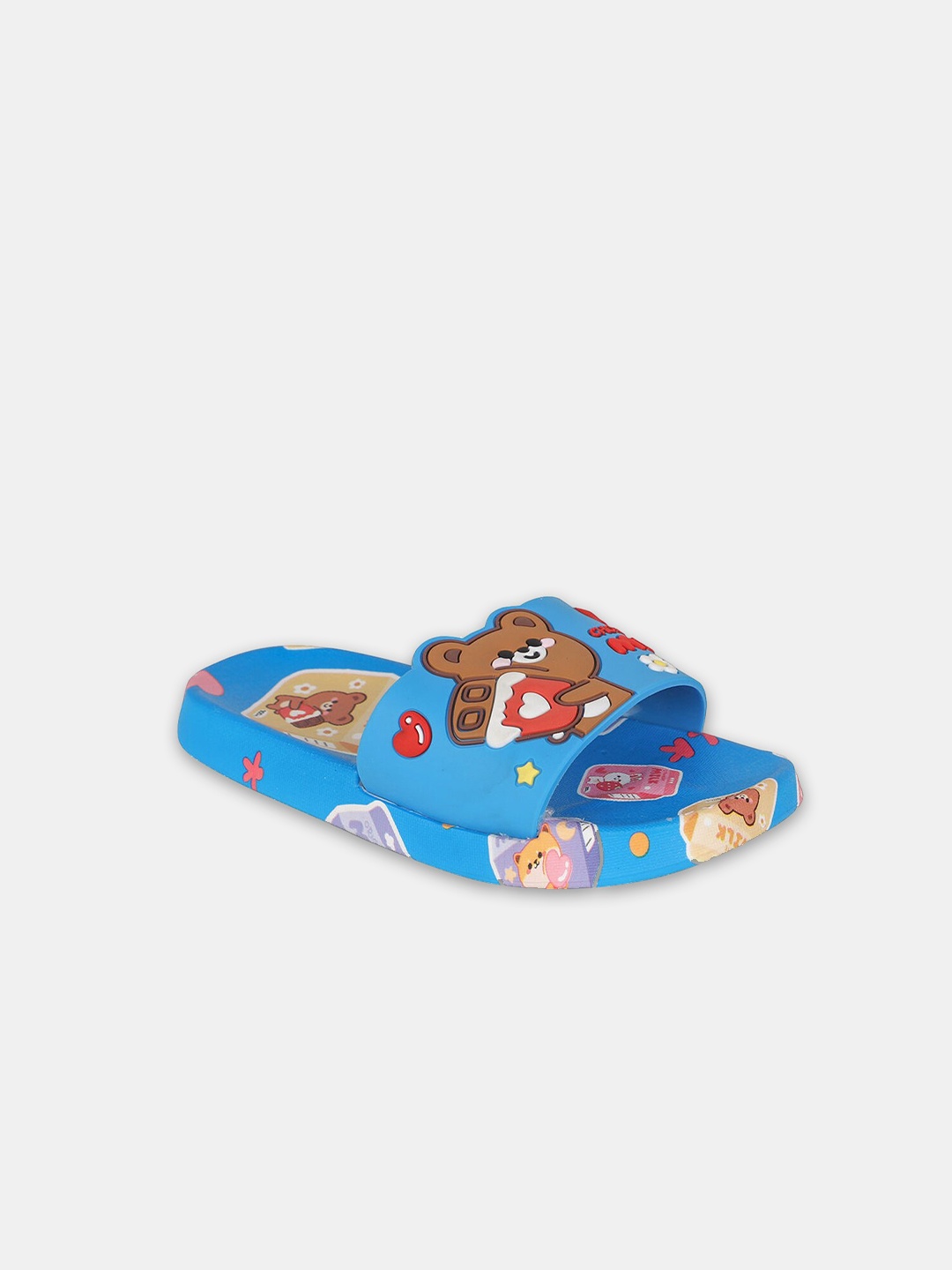 

Hopscotch Boys Blue & Red Printed Sliders
