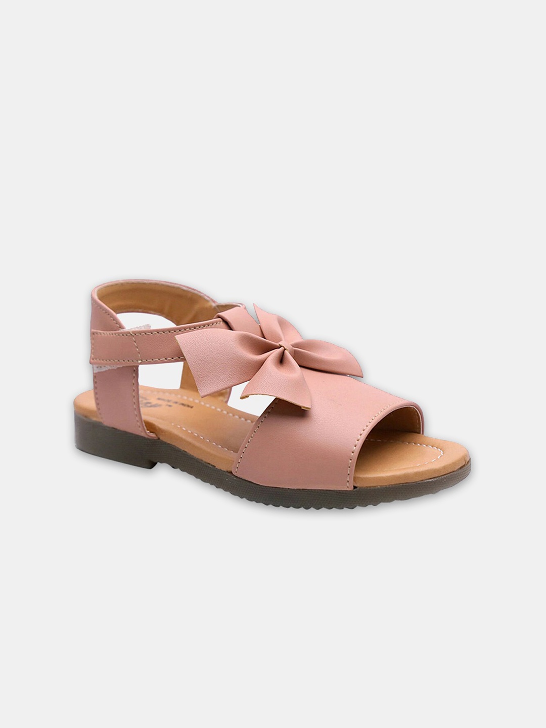 

Hopscotch Girls Brown Open Toe Flats