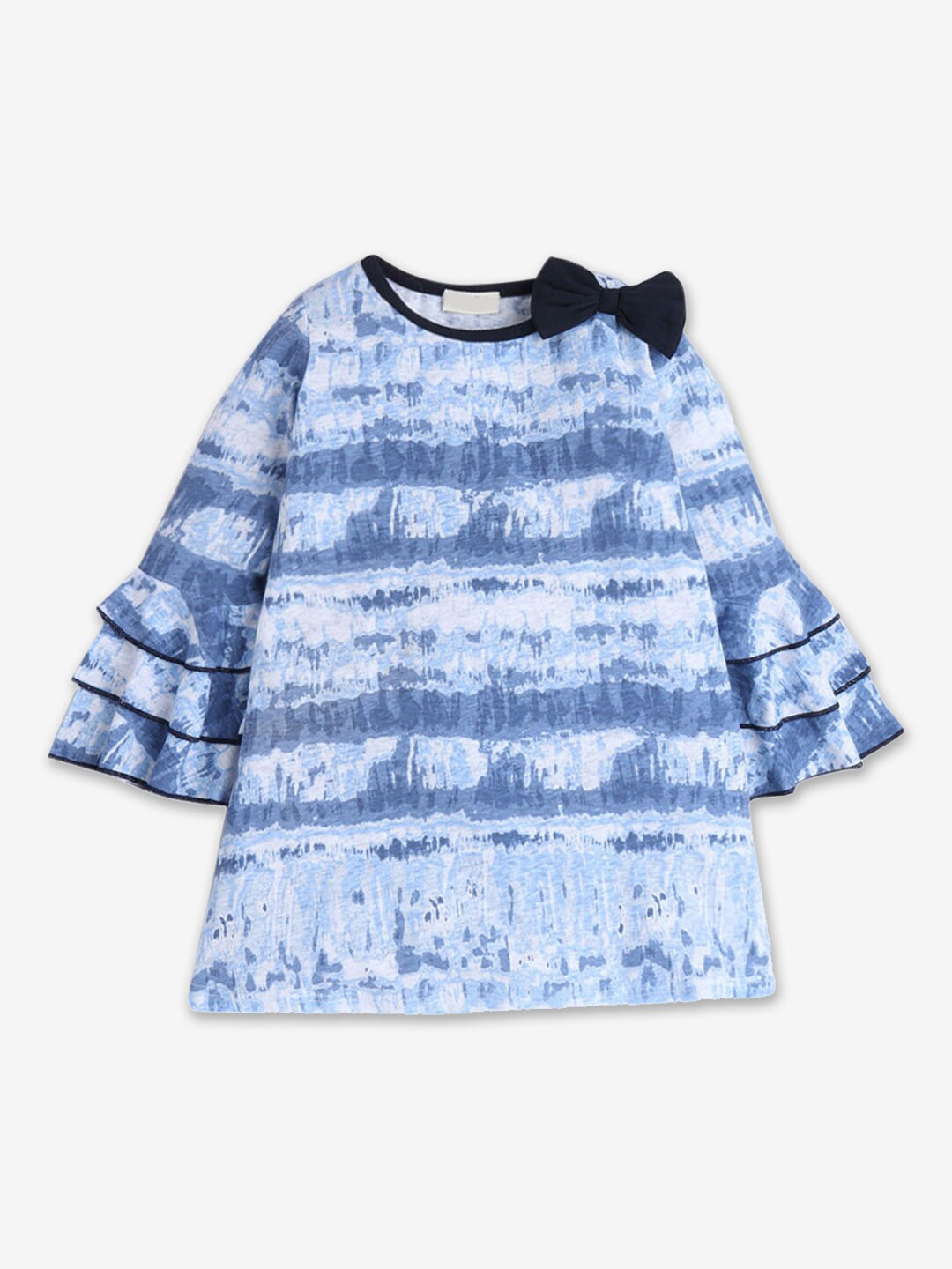 

Hopscotch Girls Blue Tie and Dye A-Line Dress