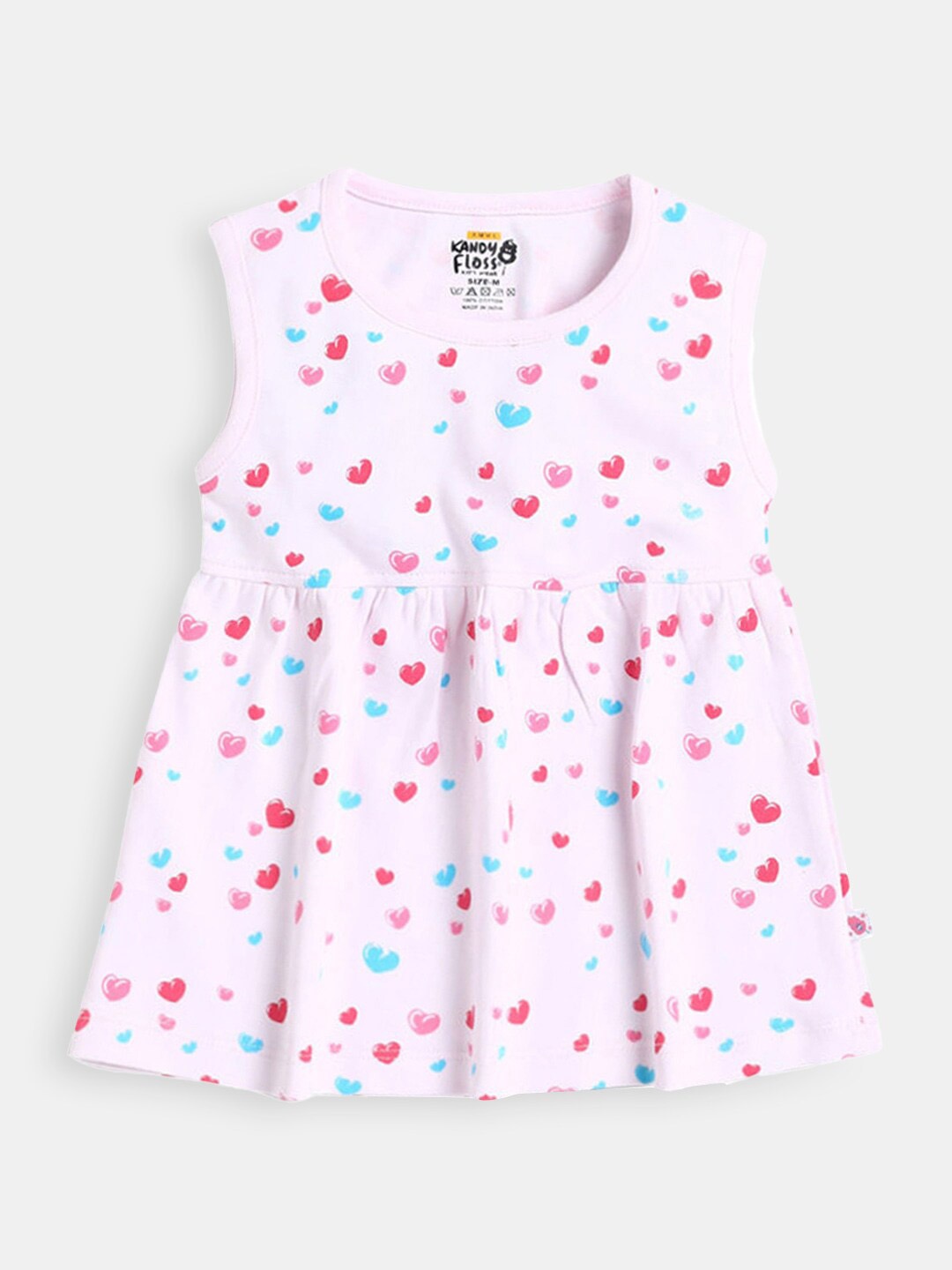 

Hopscotch White Conversational Print A-Line Dress