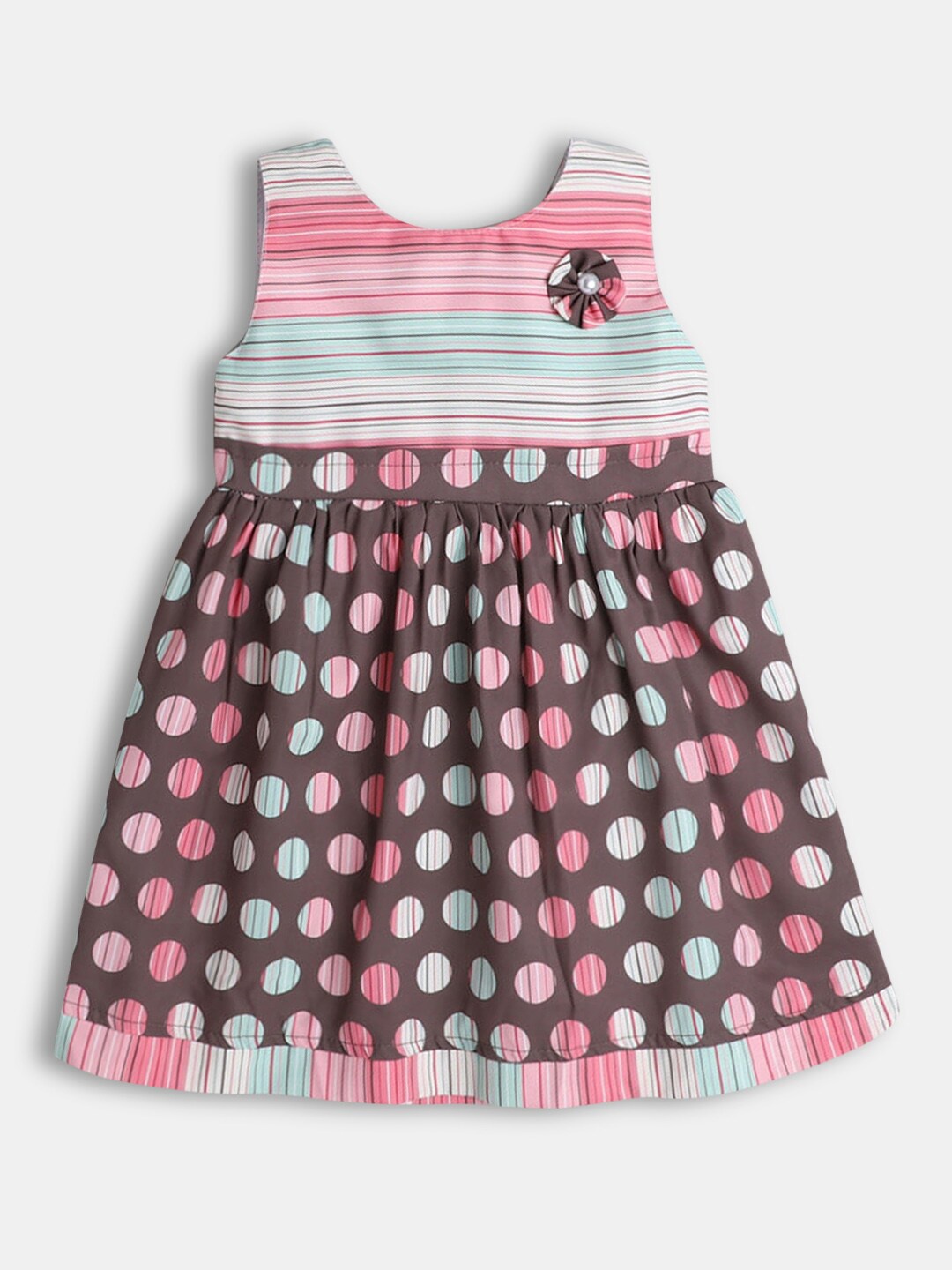 

Hopscotch Pink & Brown Dress