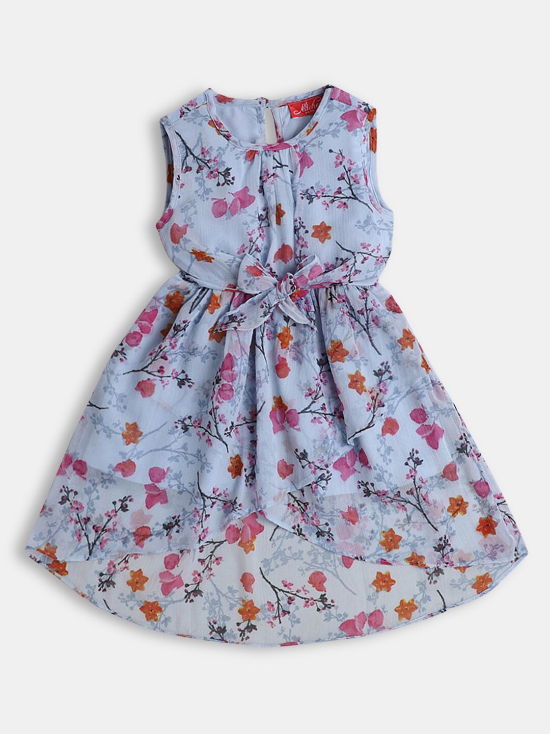 

Hopscotch Blue Floral Printed Midi Dress