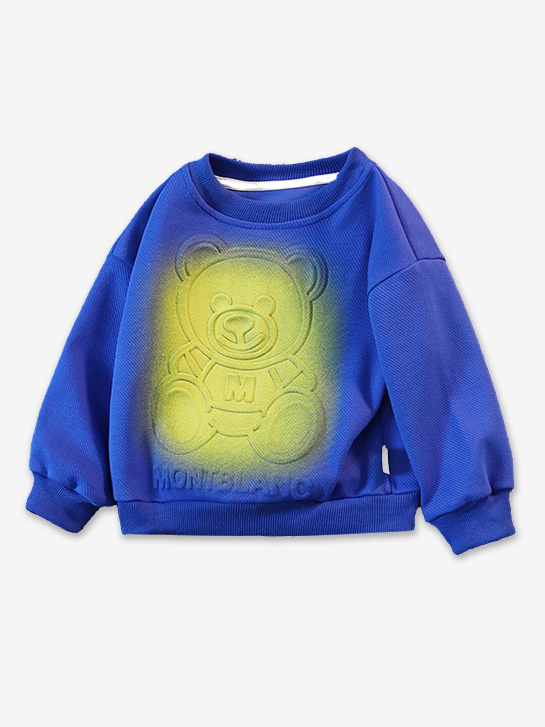 

Hopscotch Boys Blue Graphic Printed Sweatshirt