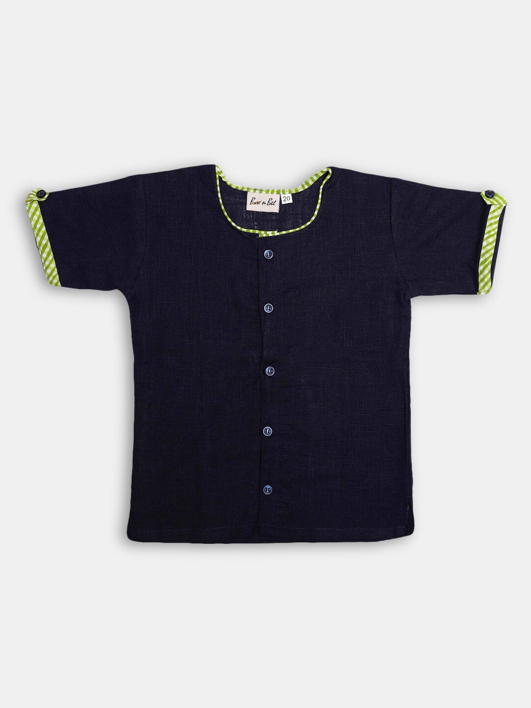 

Hopscotch Boys Blue Classic Cotton Casual Shirt