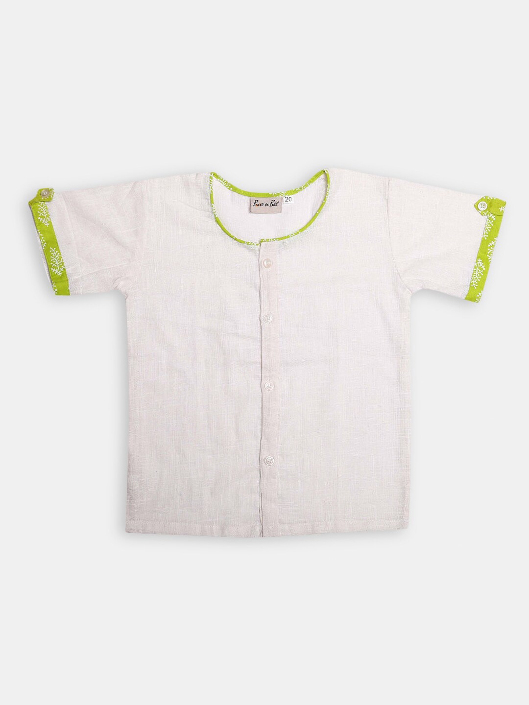 

Hopscotch Boys White Cotton Casual Shirt