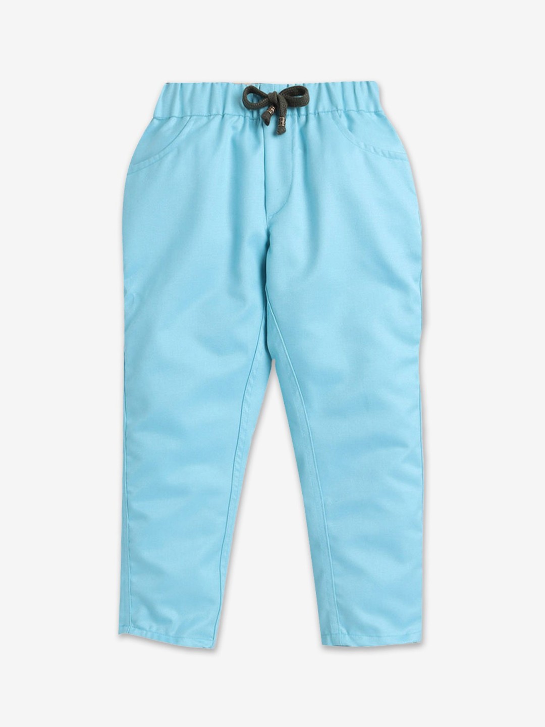 

Hopscotch Kids Blue Solid Track Pant