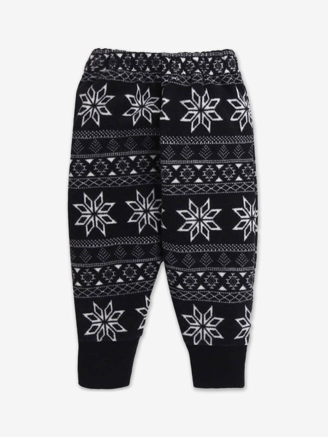 

Hopscotch Girls Black & White Aztec Print Joggers