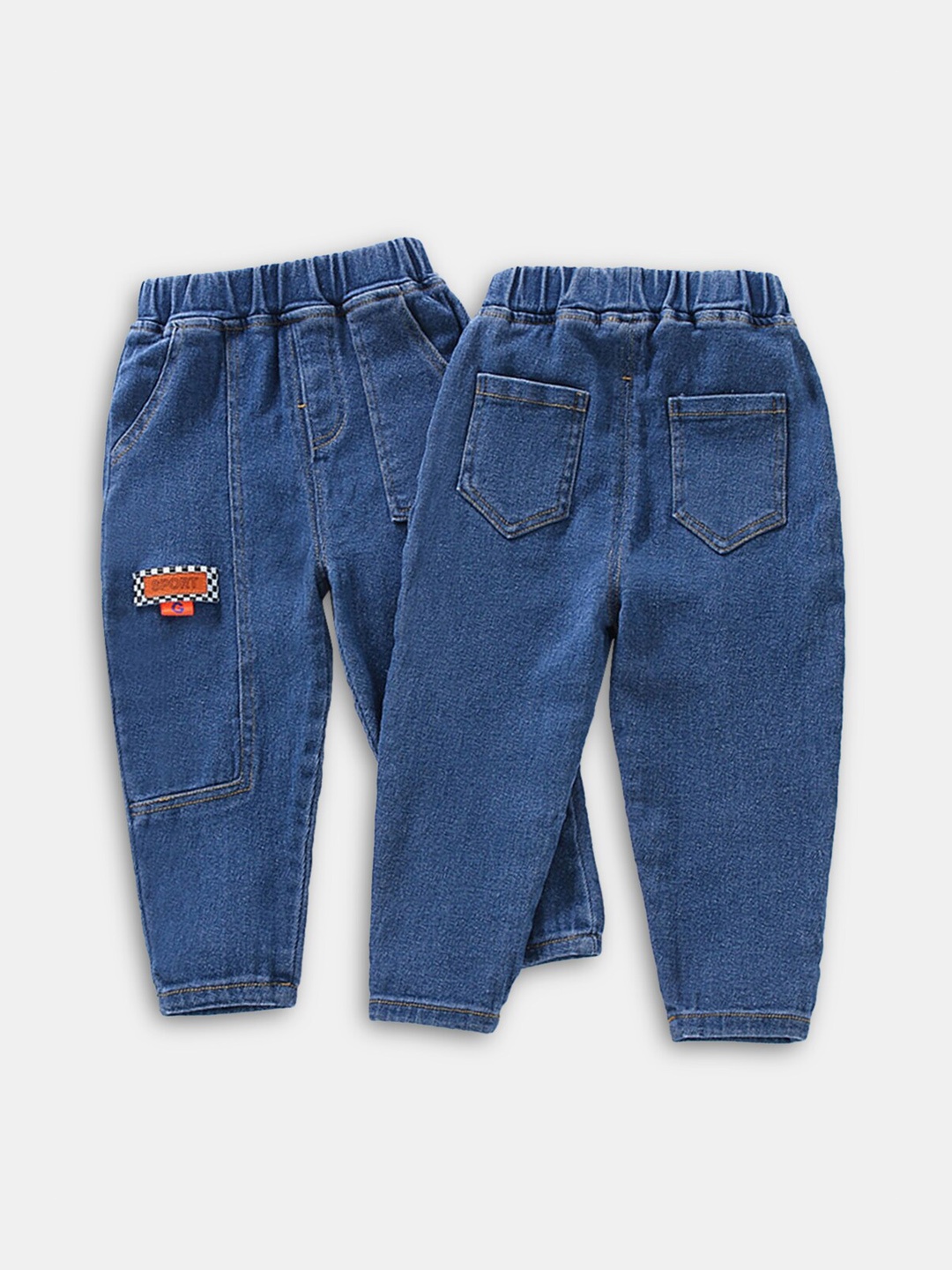 

Hopscotch Boys Comfort Fit Casual Cotton Jeans, Blue