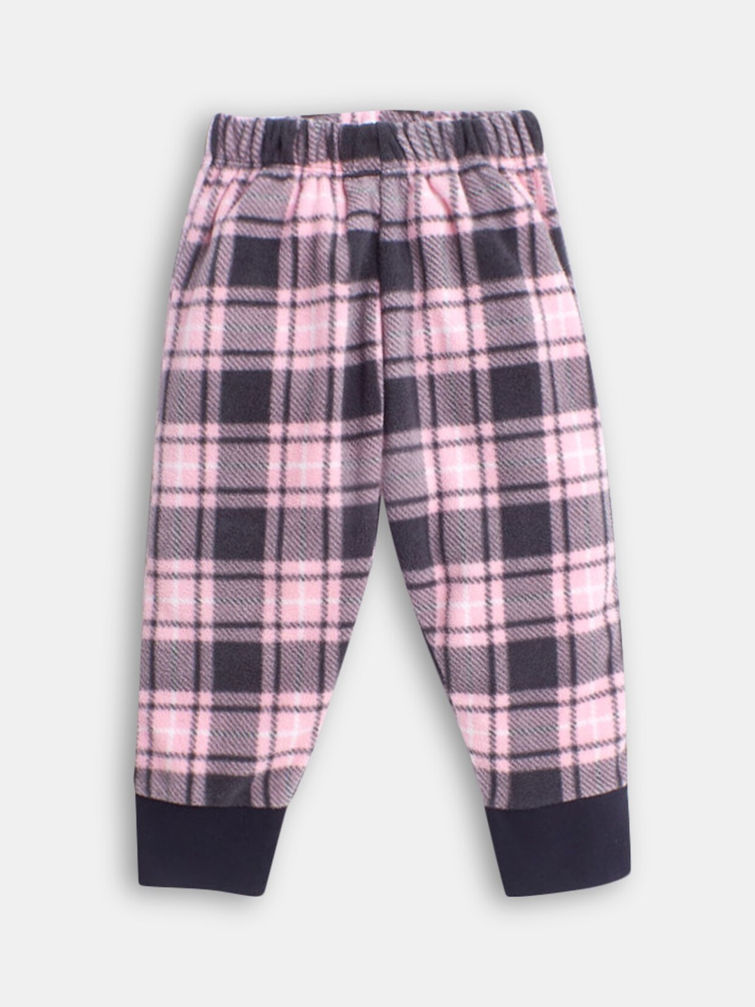 

Hopscotch Boys Pink Checked Joggers