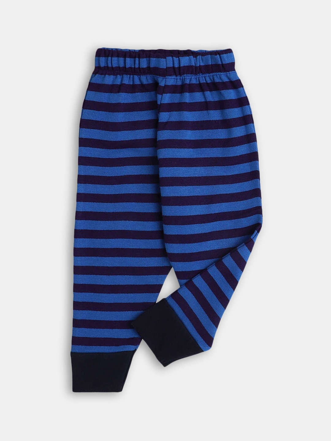 

Hopscotch Girls Blue Printed Cotton Joggers