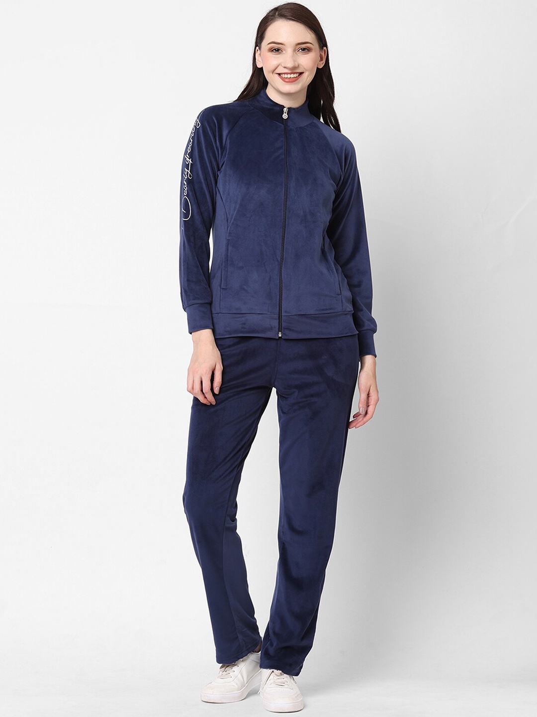 

Sweet Dreams Women Navy Blue Printed Tracksuits