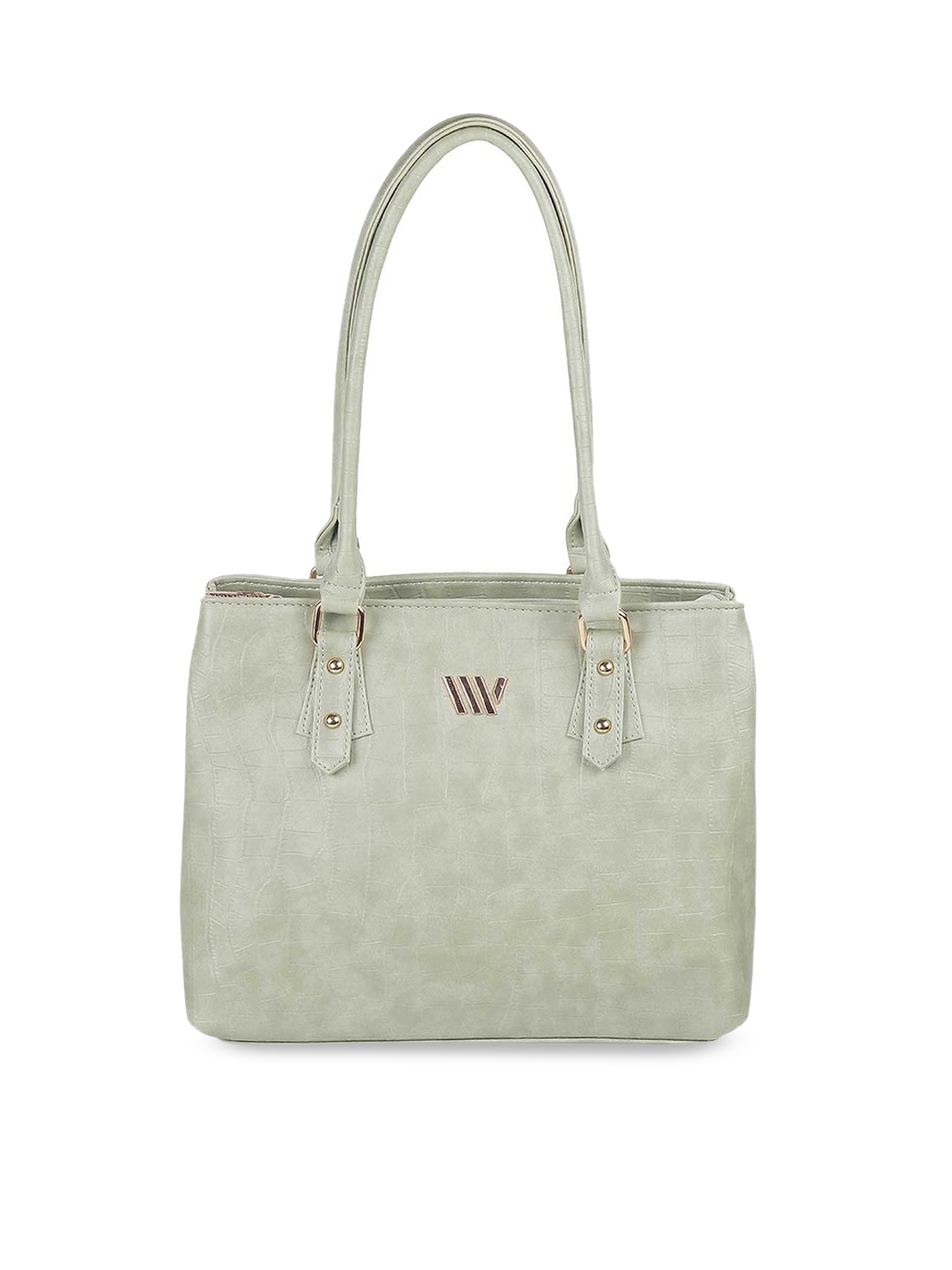 

WALKWAY by Metro Green Textured Structured Shoulder Bag