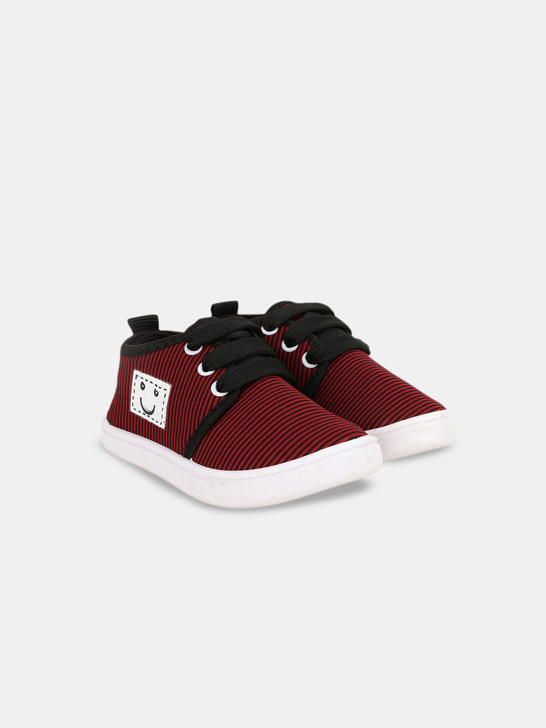 

Hopscotch Kids Red Striped Sneakers