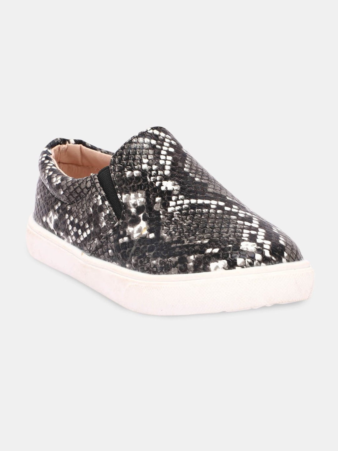 

Hopscotch Girls Black & White Printed Espadrilles