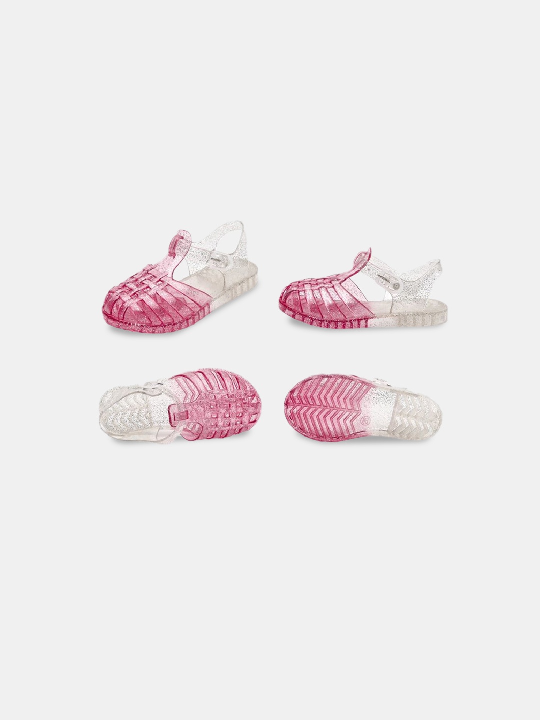 

Hopscotch Boys Pink & White Comfort Sandals