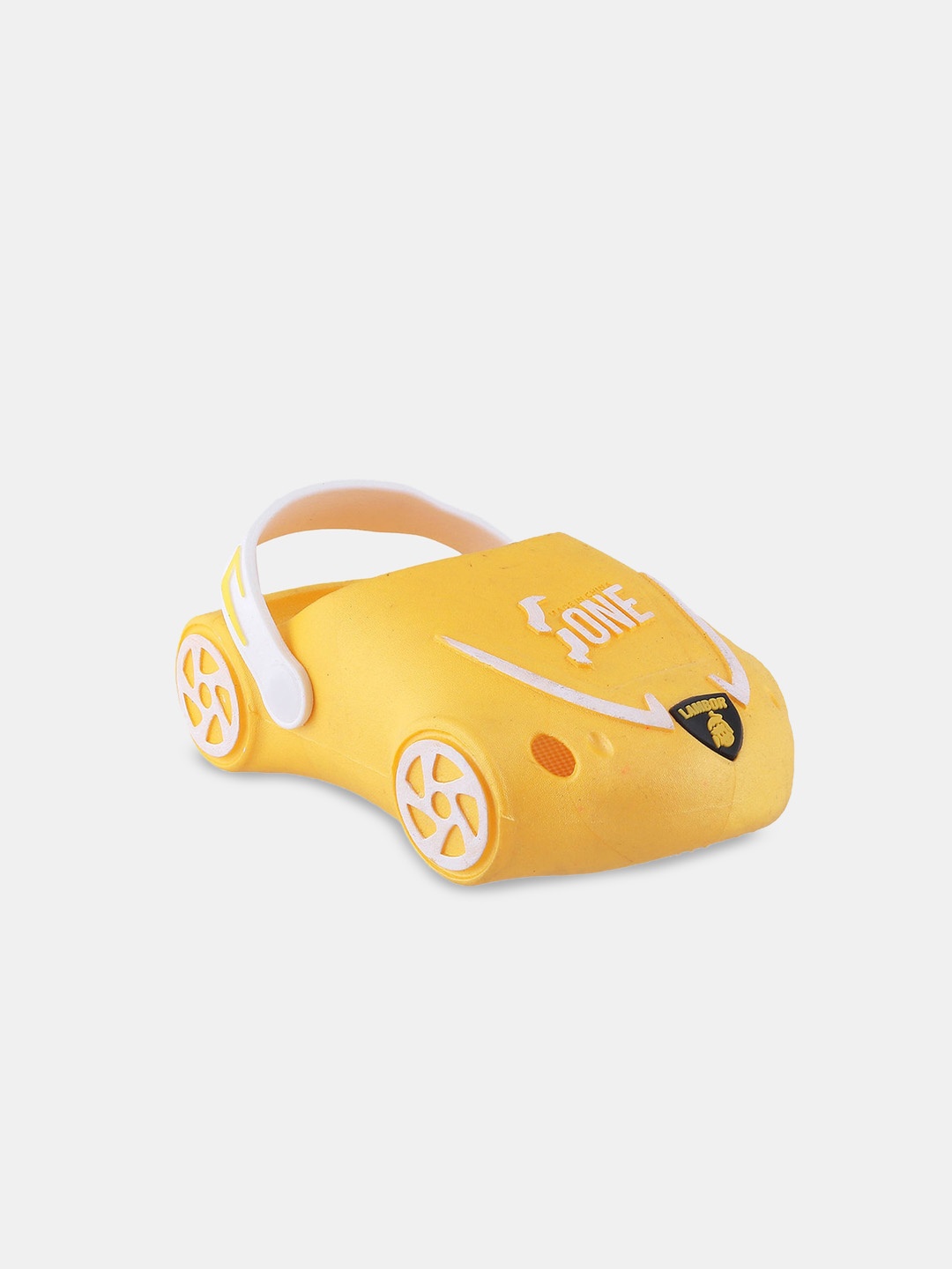 

Hopscotch Unisex Kids Yellow Printed Clogs