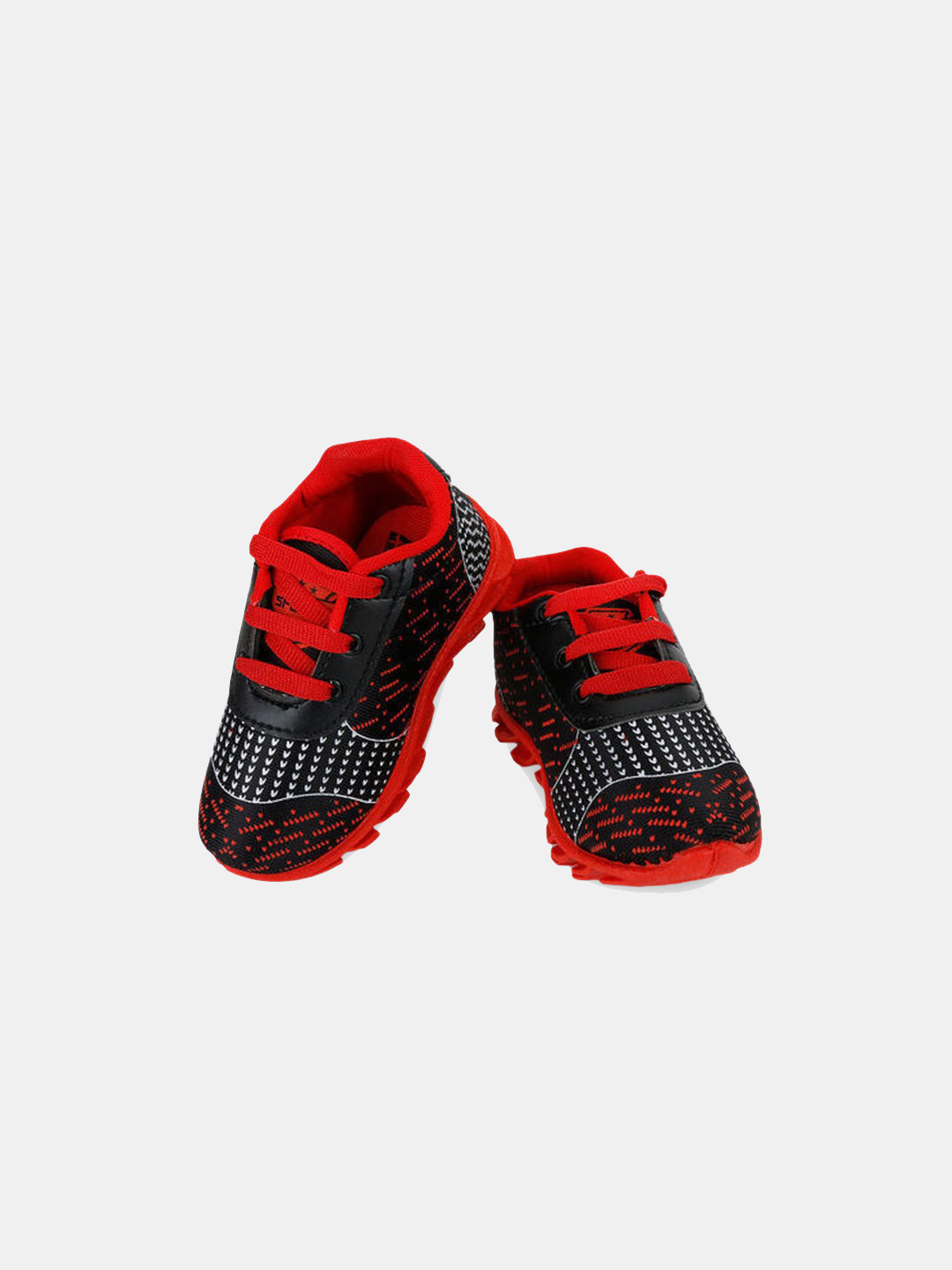 

Hopscotch Kids Red Colourblocked Sneakers