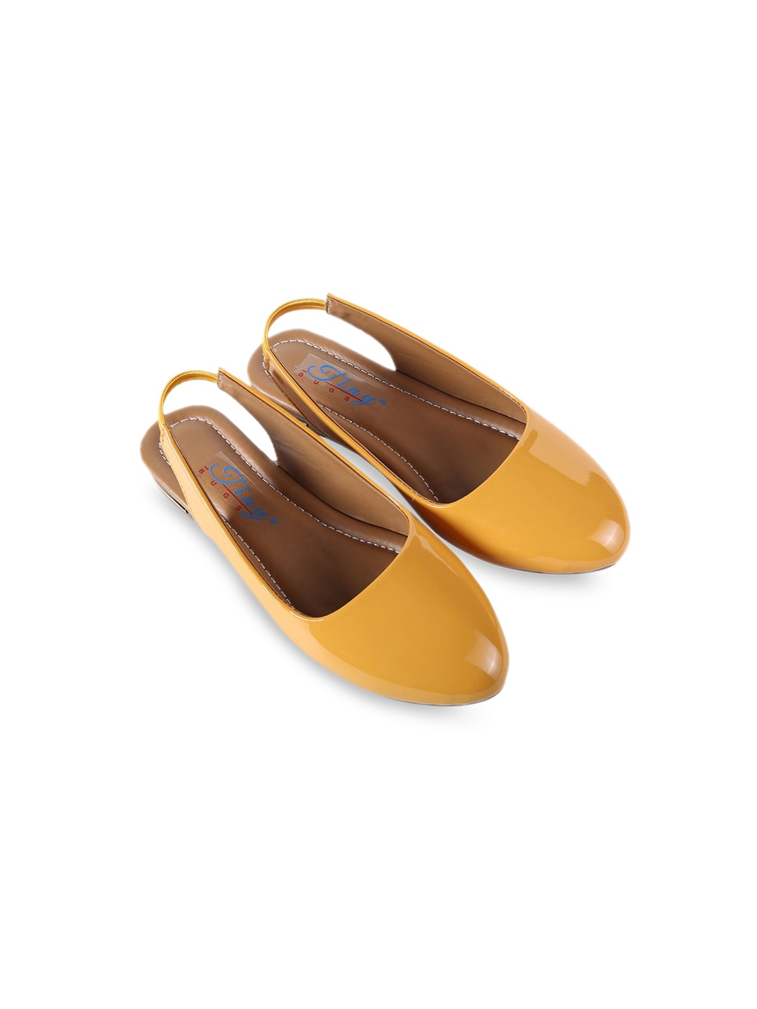 

Hopscotch Girls Yellow Mules Flats