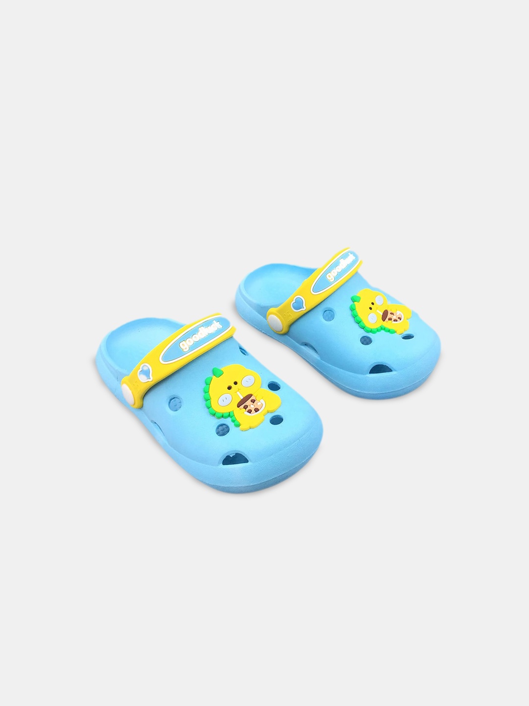

Hopscotch Boys Blue Printed PU Slip-On Sneakers