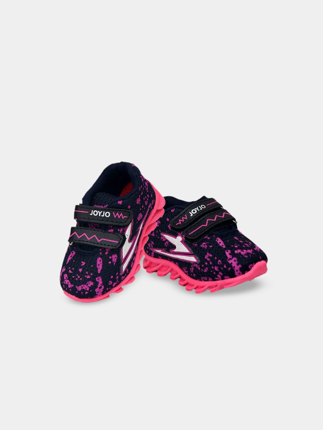 

Hopscotch Girls Pink Printed Sneakers