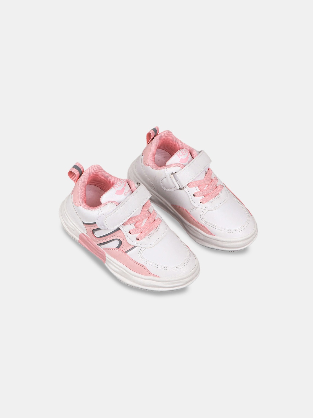 

Hopscotch Girls Pink Colourblocked Sneakers