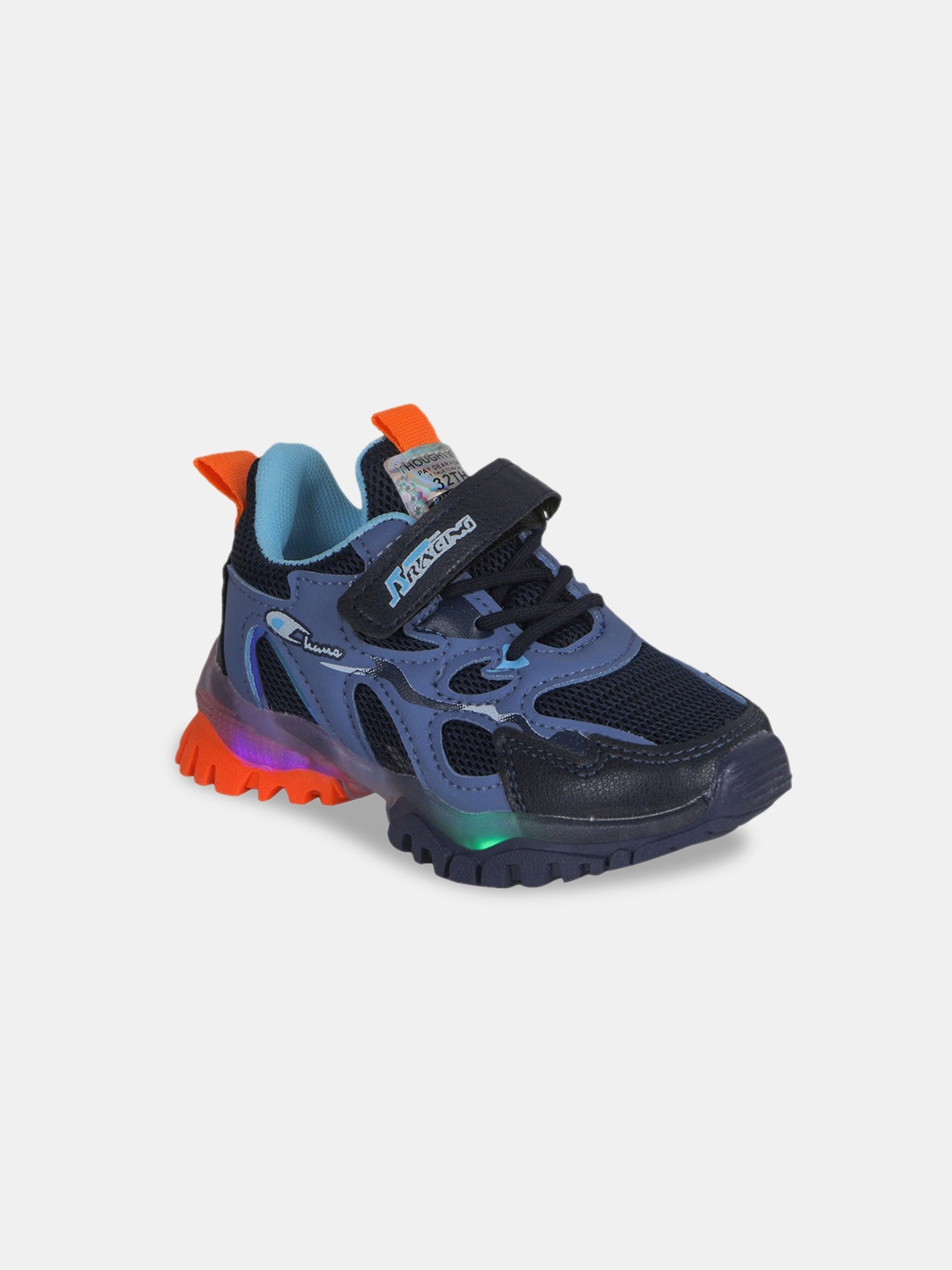 

Hopscotch Boys Blue Colourblocked PU Sneakers