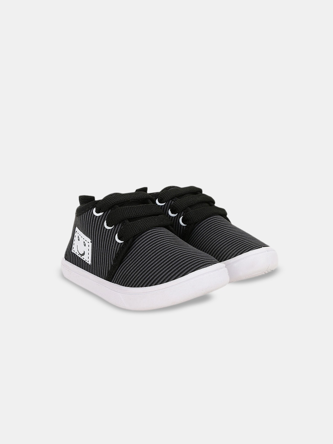 

Hopscotch Kids Grey Striped Sneakers