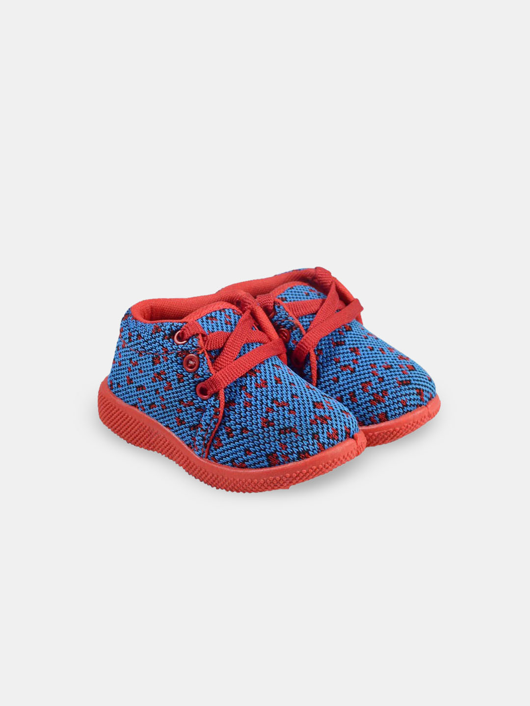 

Hopscotch Boys Blue & Red Printed Sneakers