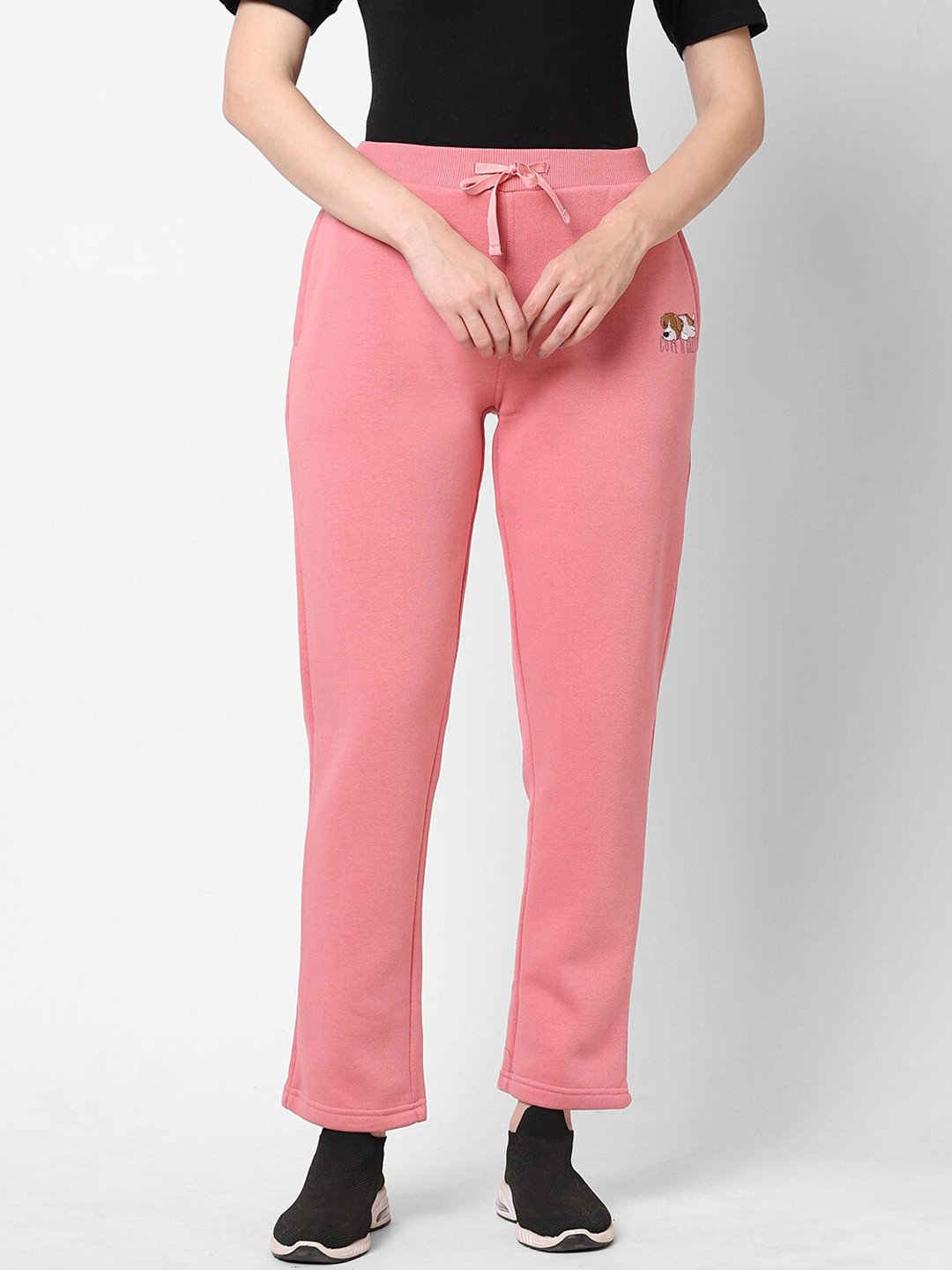 

Sweet Dreams Women Mauve Fleece Track Pant