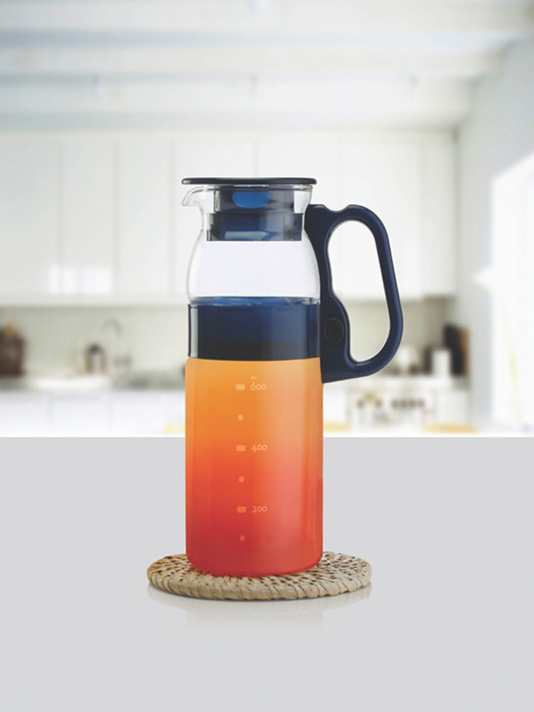 

BOROSIL Transparent Microwave & Freezer Safe Glass Jug