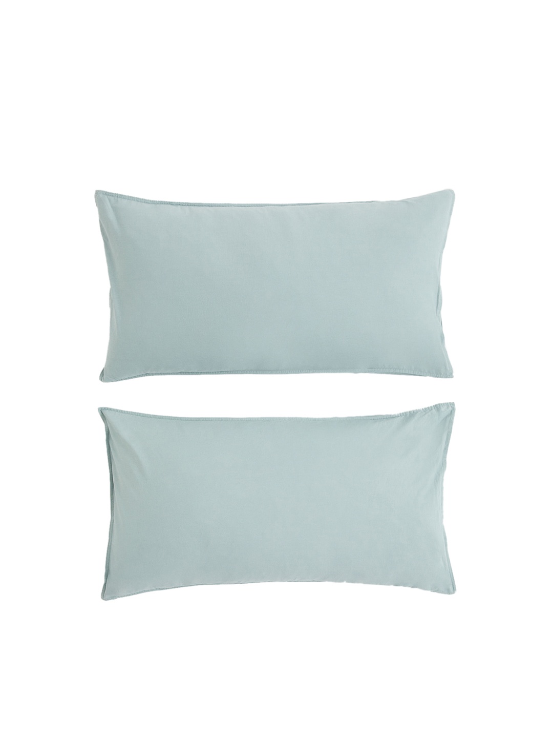 

H&M 2-Pack Cotton Pillowcases, Turquoise blue