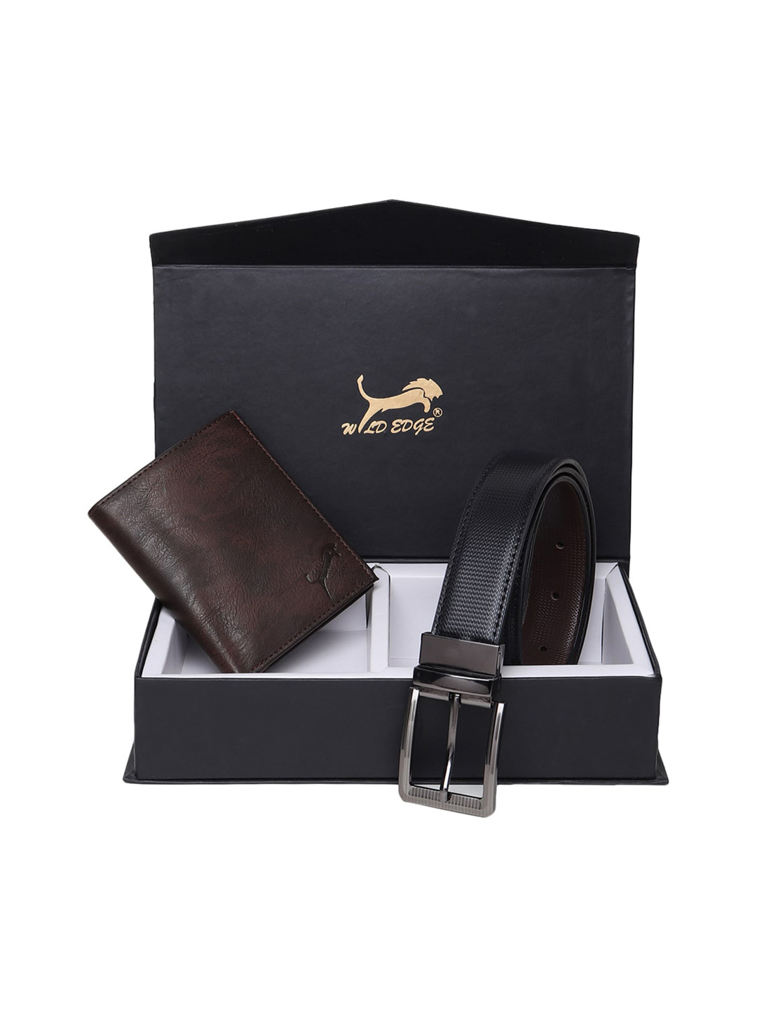 

WILD EDGE Unisex Brown & Black Accessory Gift Set