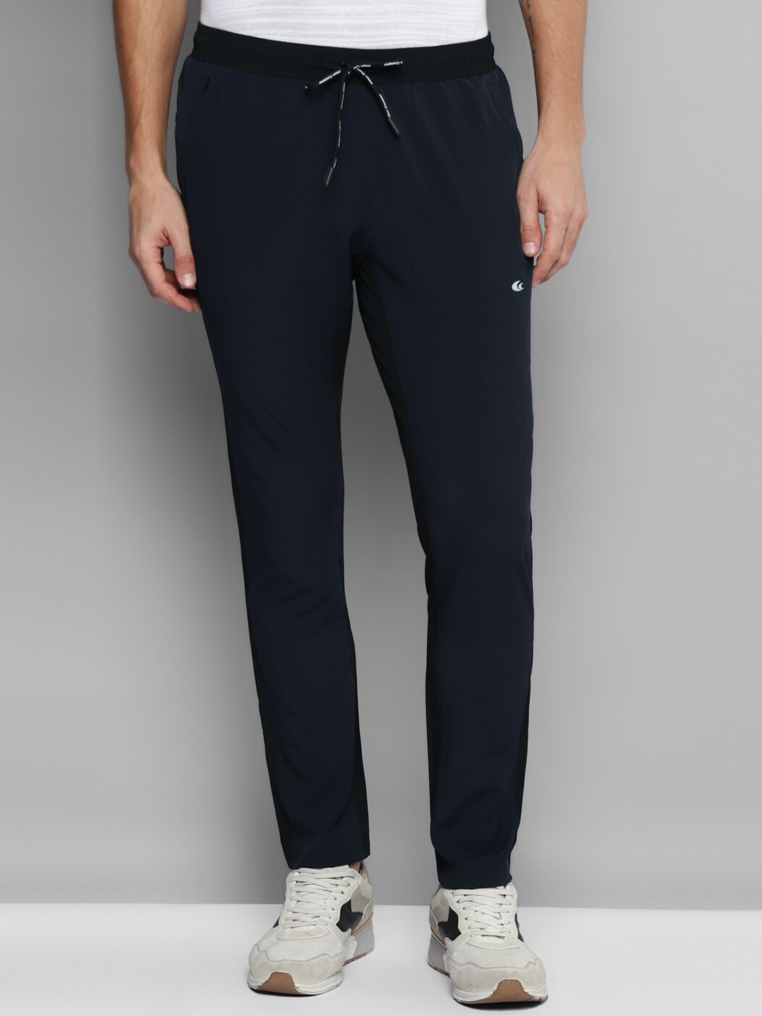 

Allen Cooper Men Navy Blue Dry Fit Track Pants